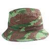 Camouflage Green Cotton Bucket Hat Camo Khaki Bucket Hat for Fisherman