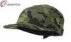 Camo Cotton Brushed Canvas Camo 5 Panel Camper Cap / Hand Wash Only
