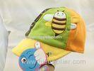 Cartoon Infants Baby Baseball Cap Yellow Children Hat Printing Applique