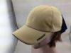Moisture Wicking Mesh Running Hats Man Khaki Golf Cap With Rubber Patch