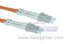 LC to LC 50/125 Multimode Optical Fiber Patch Cord with 3.0mm OD Orange PVC Jacket