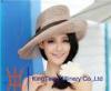 Natural Raffia Laides sinamay church hats for Wedding / Party / T show