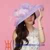 White Unique Lady Organza Hats For Wedding / special occasion