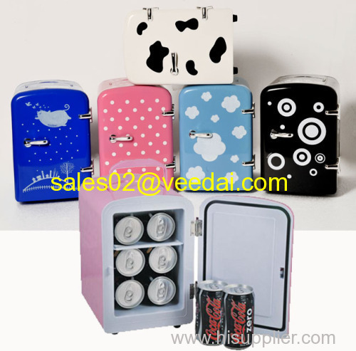 Mini Fridge/4L Mini wine chiller /micro cool mini fridge/refrigerator/beer cooler bar