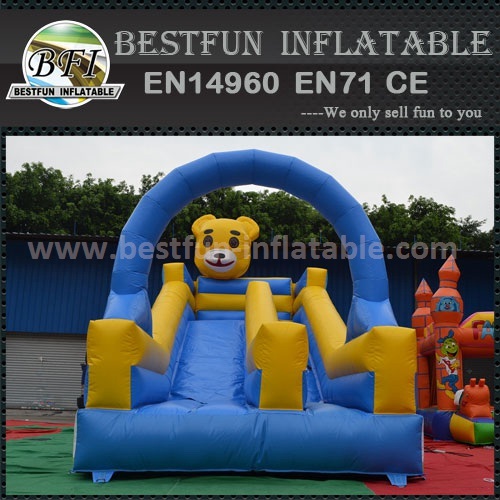 Cheer Amusement children indoor bear inflatable slide