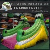 Commercial children portable crocodile inflatable slide