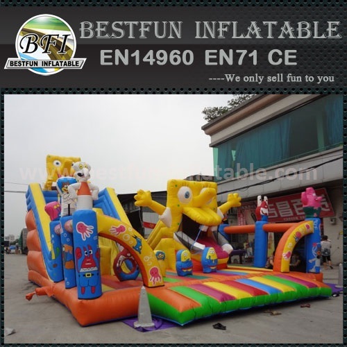Commercial Grade Spongebob Inflatable Slide for Sale