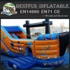 Gorgeous children giant inflatable pirate ship slide with ce