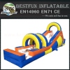 Single lane adult and kids splash water slide