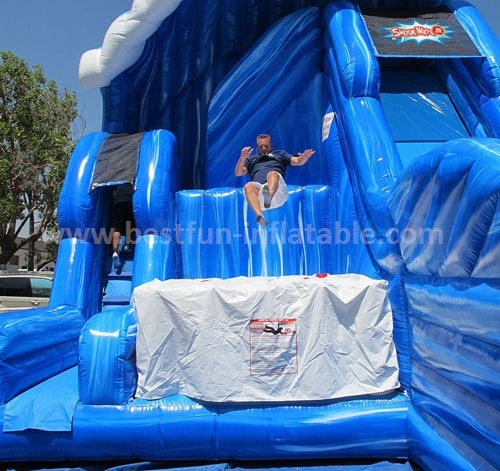 Jumper vertical rush high speedy inflatable slide