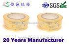 double-sided sticky non-toxic Crystal Clear Tape , brown / tan / yellow colored sealing tapes