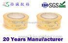 double-sided sticky non-toxic Crystal Clear Tape , brown / tan / yellow colored sealing tapes