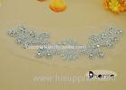 Bling Bling Sew On Neckline Rhinestone Applique For Wedding Dress