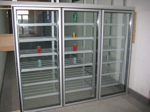 glass doors for freezers with LED lights