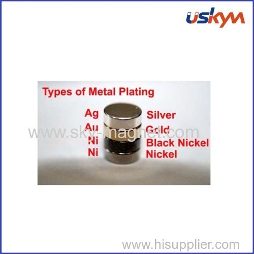 Metal plating neodymium magnet