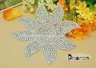 Handmade Flower Design Rhinestone Applique For Wedding Dresses