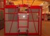 CH1000 Red 1000kg Material / Passenger Hoist With Single Cage , High Reliability
