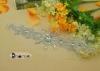 Sew On Bling Crystal Rhinestone Beaded Applique For Wedding Dress