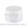 White D35mm Beverage / Cosmetics Plastic Flip Top Cap For Hand Cream