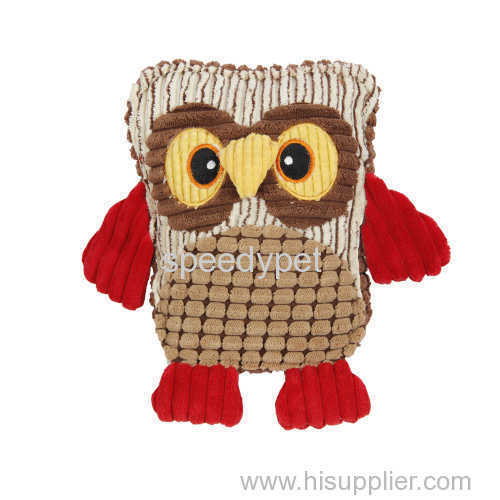 Dog plush toy owl shape pet squeak toy