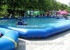 Funny Rectangle Kids Inflatable Swimming Pools For Amusement Park