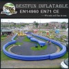 Durable inflatable race track for car