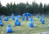 Funny Inflatable Sports Games Blow Up Paintball Bunkers Rental EN14960