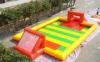 Amazing Sport Game Inflatable Football Field , Colorful PVC Inflatable Football Game Field