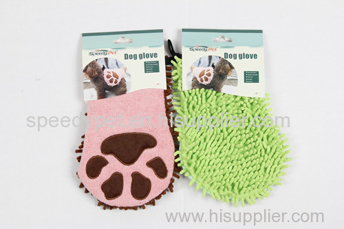 Dog Bath Towel Comfortable Material Powerful Water Absorption 2 Colors