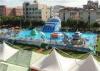 Safety Frame Adult Inflatable Amusement Park With Fire Resistant PVC