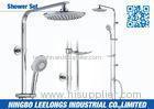 Corner Shower Column Thermostatic Shower Set With 3 Function Overhead Shower