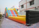 Huge Outdoor Inflatable Toys Zorb Ball Track , Commercial Inflatable Zorb Ramp