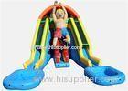 Big Double Lane Inflatable Water Slides , Huge Blow Up Water Slide