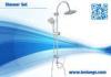 Commercial Rain And Waterfall Roca Shower Column Set Shower Accessories With Two Hoses