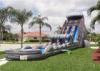 Commercial Inflatable Water Slides , Giant Water Slides For Party Rentals