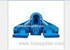 Huge Durable Long Inflatable Water Slides With Double Dipper EN71