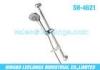 Stainless Steel Adjustable Shower Slide Bar With Transparent Soap Holder