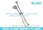 Stainless Steel Adjustable Shower Slide Bar With Transparent Soap Holder