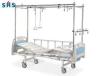 PP Guardrail Manual Three-crank Home Care Bed