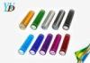 Aluminum Colorful Round Tube Universal Portable Power Bank 1800 mAh