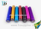 Tube 2000mAh Round Metal 18650 Li-ion Battery Power Bank For Smartphones