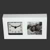 Plastic mini clock photo frame No.YQ0010