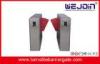 Pedestrian Speed Gate Systems Intelligent Flap Barrier Gate for High class communities