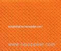 Brightness Grid Faux Leather Fabric For Handbags With Spunlace Nonwoven Fabric