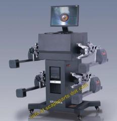 Wheel alignment and balancing machine