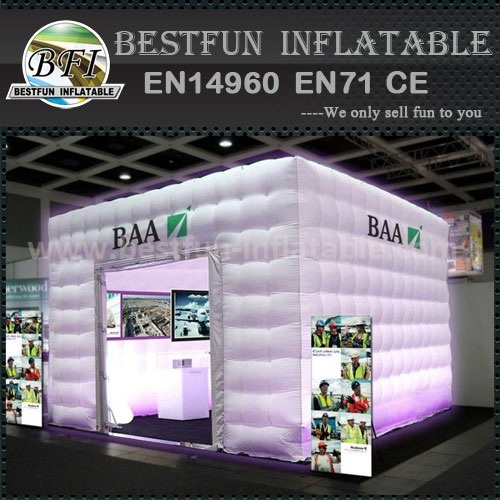 Colorful inflatable tent with led light for wedding or party