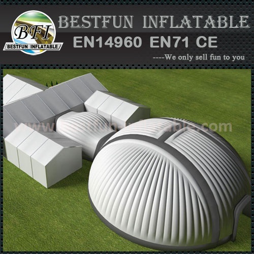 Giant White inflatable dome structures