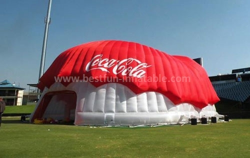 Cocacola customized portable inflatable dome building