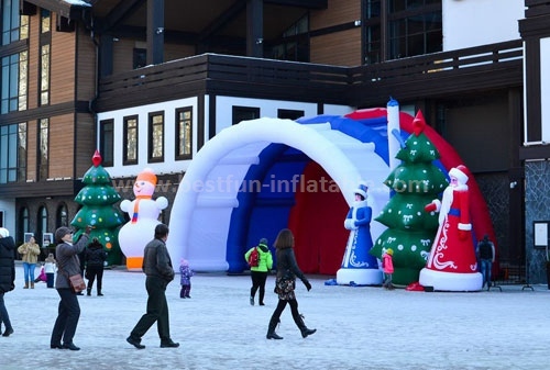 Custom china inflatable tent manufacturers for Christmas use