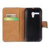 Motorola Cell Phone Covers , Genuine Leather Case For Motorola Moto G